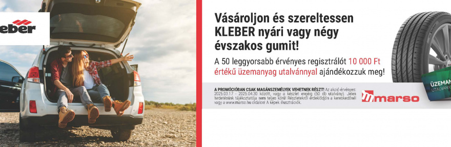 KLEBER promóció